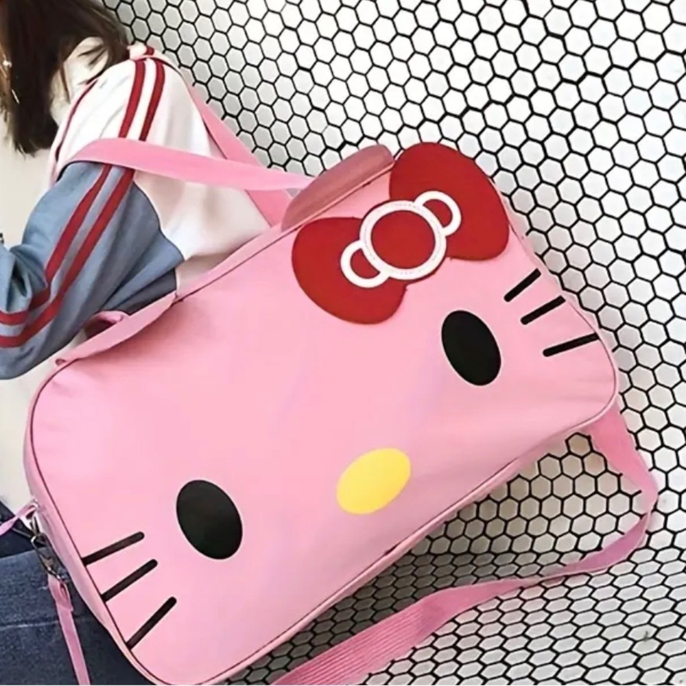 New Large Pink Hello Kitty Travel Bag